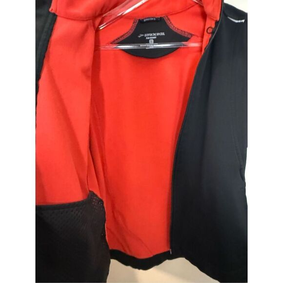 Brooks Utopia Running Jacket Womens Medium Black Softshell Full Zip Small - Picture 5 of 5